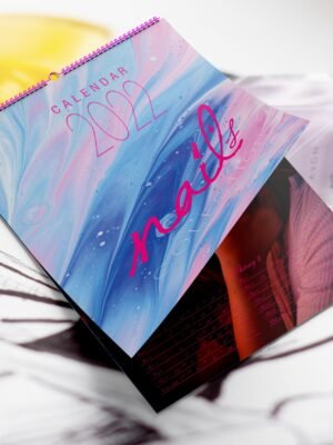 Thiết kế lịch treo tường dịp Tết 7 tờ phong cách hiện đại cho doanh nghiệp