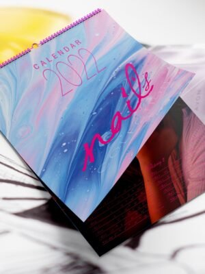 Lịch treo tường 7 tờ phong cách nail s - làm móng