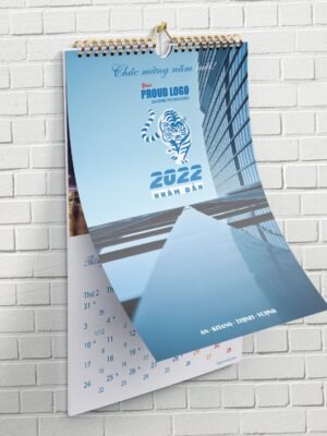 Lịch treo tường 13 tờ phong cách các công trình kiến trúc nổi tiếng thế giới