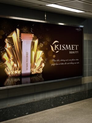 Thiết kế biển quảng cáo phát sáng trong nhà, hành lang, lối đi