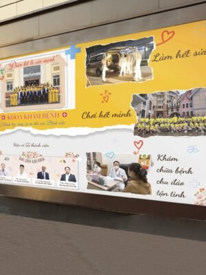 Thiết kế ảnh kỷ yếu kỷ niệm ngày thành lập, sự kiện