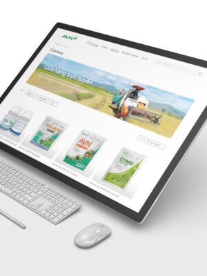 Thiết kế website Nông Nghiệp hiện đại