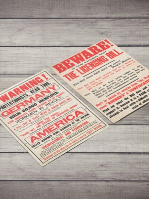 Thiết kế tờ rơi phong cách cổ thời bao cấp