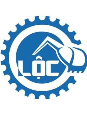 Logo trạm dịch vụ sửa chữa máy xúc LỘC