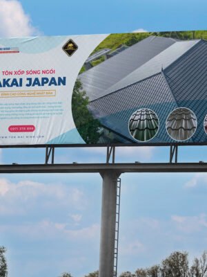 Thiết kế biển quảng cáo ngoài trời cho thương hiệu tôn xốp