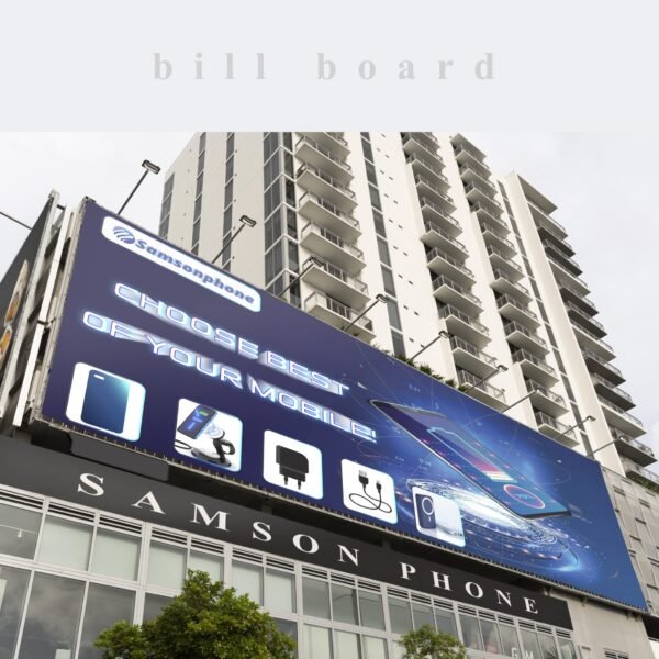 Thiết kế pa nô, bill board quảng cáo trên các tòa nhà, đường phố