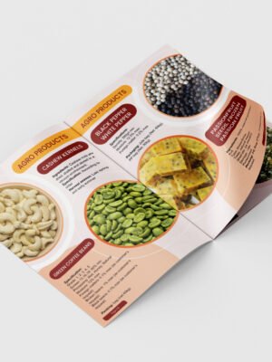 Thiết kế catalogue tiếng Anh sản phẩm cho công ty nông sản xuất khẩu