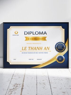 Chứng nhận tốt nghiệp chương trình học, đào tạo