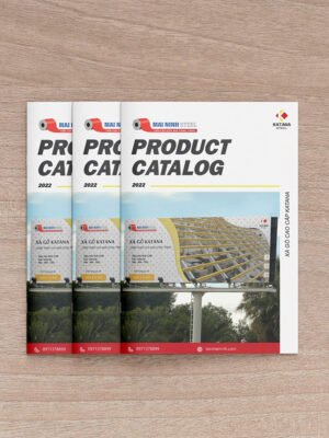 Thiết kế catalog sản phẩm tôn sắt, tôn lợp chống nóng, tôn sóng ngói