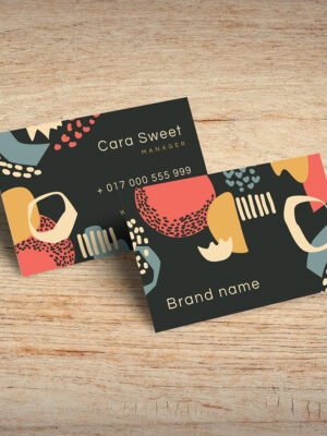 Mẫu thiết kế danh thiếp đặc biệt dành cho ngành nghệ thuật