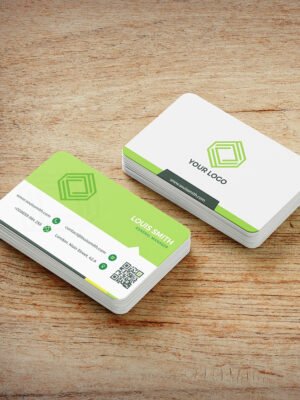 Mẫu thiết kế danh thiếp xanh non nõn chuối