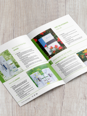 Thiết kế catalog mỹ phẩm chăm sóc sắc đẹp