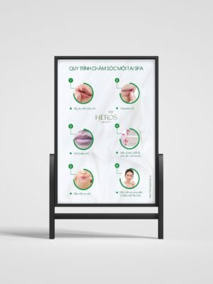 Thiết kế poster hướng dẫn, truyền đạt thông tin, đào tạo