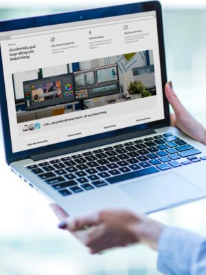 Thiết kế trang web với giao diện hiện đại