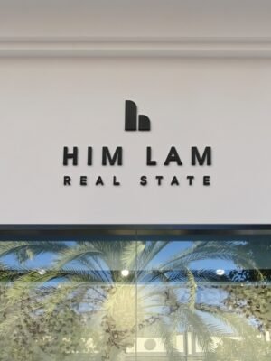 Thiết kế biển công ty, thương hiệu chữ nổi kim loại