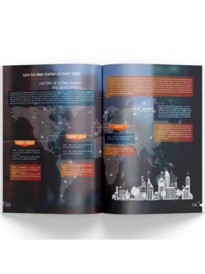 Thiết kế hồ sơ năng lực trên nền ảnh làm chủ đạo