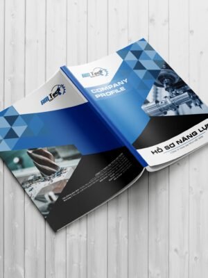 Thiết kế hồ sơ năng lực phong cách hiện đại cho doanh nghiệp sản xuất