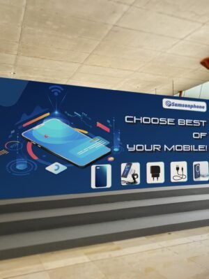 Thiết kế biển quảng cáo, banner quảng cáo trong nhà, trong khu trung tâm thương mại, khu văn phòng