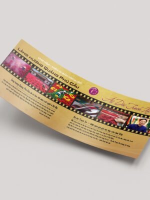 Thiết kế tờ thông tin, tờ rơi khổ dài quảng bá sản phẩm, dịch vụ du lịch