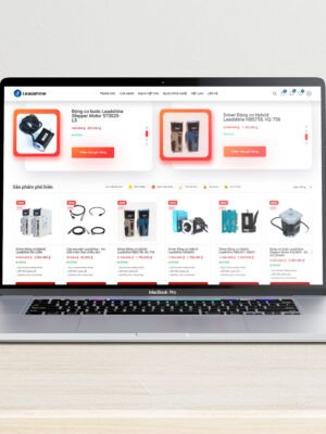 Thiết kế wesbite thương mại điện tử hiện đại với các chức năng thương mại