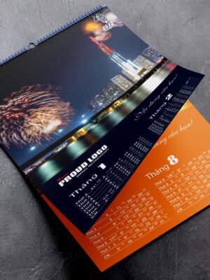 Lịch treo tường 7 tờ phong cách Sài Gòn hoa lệ