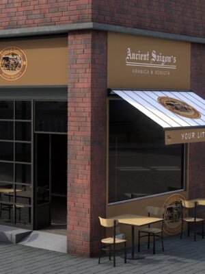 Thiết kế không gian quán cà phê Ancient Saigon's theo phong cách cũ