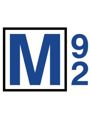 Thiết kế logo M92 men fashon cho cửa hàng thời trang