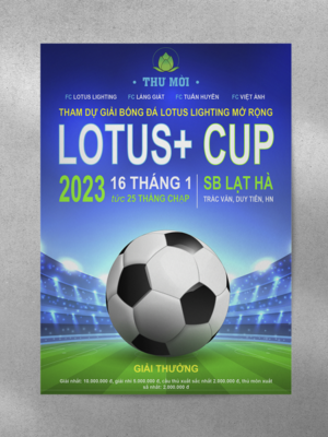 Thư mời tham dự sự kiện bóng đá không chuyên, giải tứ hùng