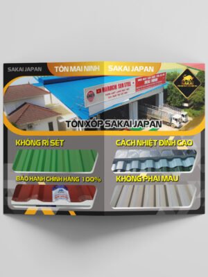 Thiết kế tờ rơi tôn xốp hướng dẫn khách hàng lợp mái