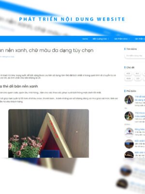 Xây dựng Phát triển nội dung cho website