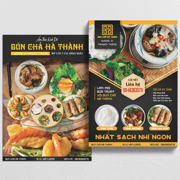 Thiết kế bộ nhận diện thương hiệu doanh nghiệp - thương hiệu F&B