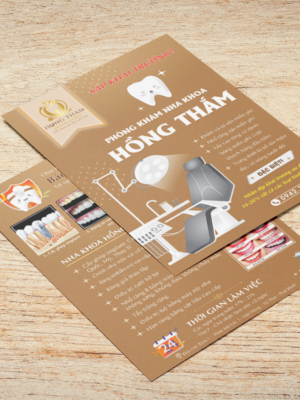 Thiết kế tờ rơi phòng khám nha khoa