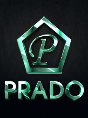 Thiết kế logo 3D hiệu ứng ngọc lục bảo màu xanh ngọc