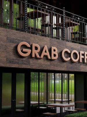 Thiết kế biển hiệu quảng cáo chữ nổi cỡ lớn