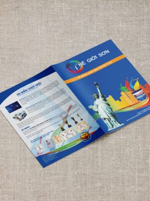 Thiết kế catalogue sản phẩm cho công ty sơn nước