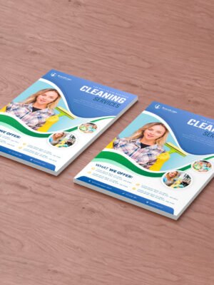 Tờ rơi giới thiệu dịch vụ dọn dẹp nhà cửa, giúp việc