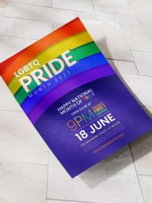 Tờ rơi giới thiệu sự kiện đặc biệt với phong cách thể hiện riêng