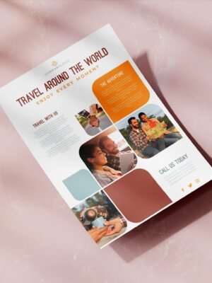 Tờ rơi giới thiệu dịch vụ du lịch lữ hành quốc tế