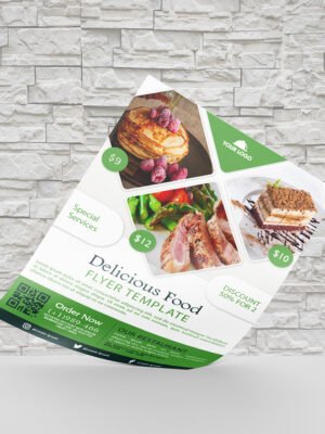 Thiết kế tờ rơi nhà hàng, giới thiệu món ăn