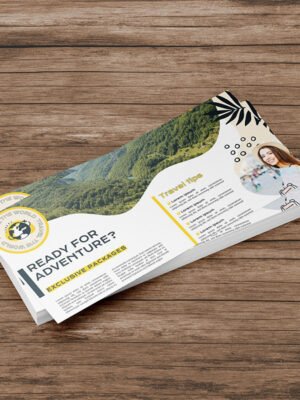 Thiết kế tờ rơi khổ dài