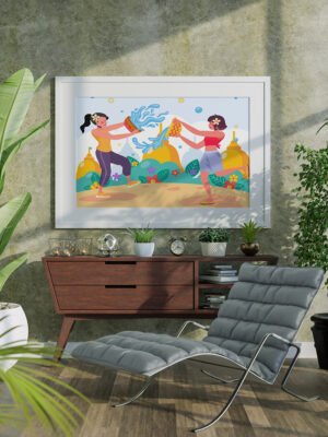 Thiết kế tranh tường đồ họa theo yêu cầu