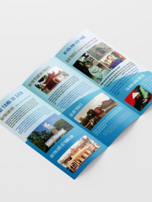 Thiết kế tờ rơi gập 3 cho hoạt động xúc tiến du lịch