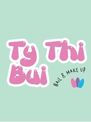 Logo nail and makeup theo phong cách trẻ trung, hiện đại