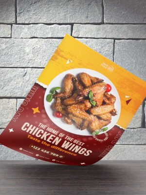 Tờ rơi A5 hai mặt in màu giới thiệu món ăn mới cho nhà hàng, khách sạn