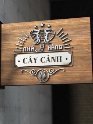 Thiết kế logo, biển chỉ dẫn thương hiệu trên tường