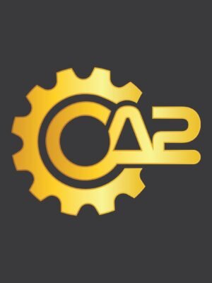 Thiết kế logo cho doanh nghiệp sản xuất cơ khí, logo CAP