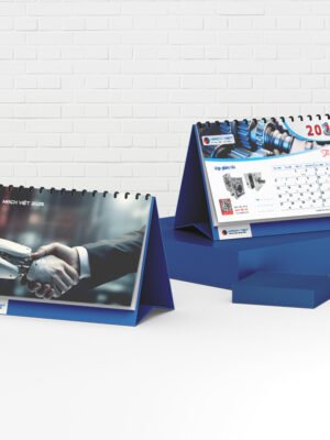 Thiết kế lịch để bàn doanh nghiệp Mạch Việt 2025