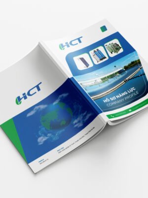 Thiết kế hồ sơ năng lực công ty xử lý nước thải, lọc nước, cung cấp nước công nghiệp