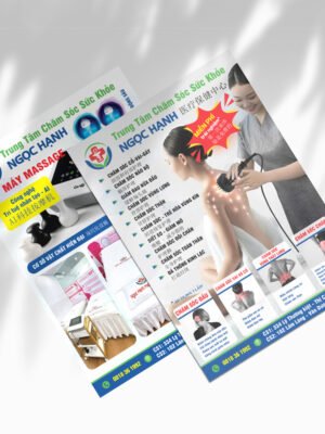 Thiết kế tờ rơi song ngữ Việt Trung