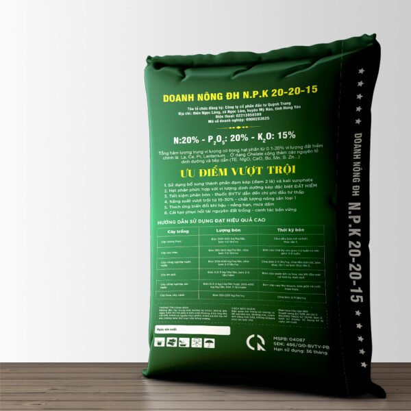 Thiết kế bao bì đựng phân bón loại lớn 50kg - Hình ảnh 4